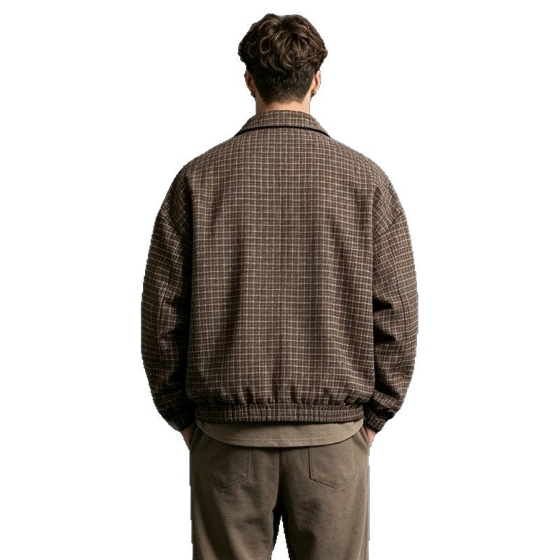 Men's Checked Utility Jacket Mune Fashion