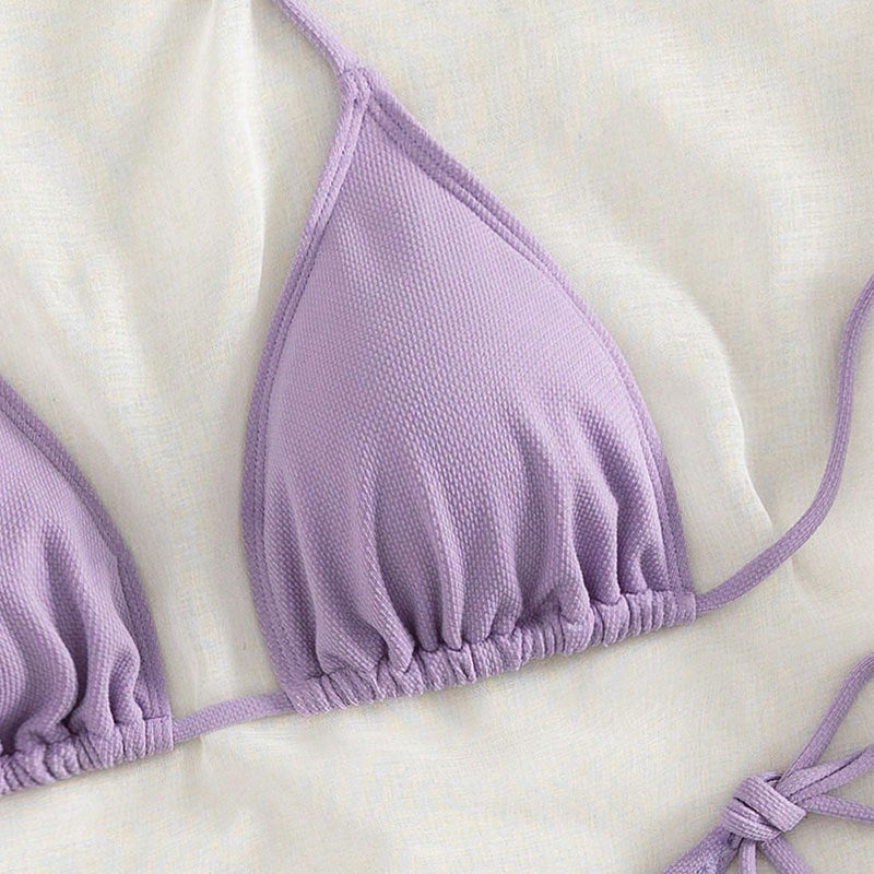 Women Triangle Bikini with adjustable ties Mune Fashion