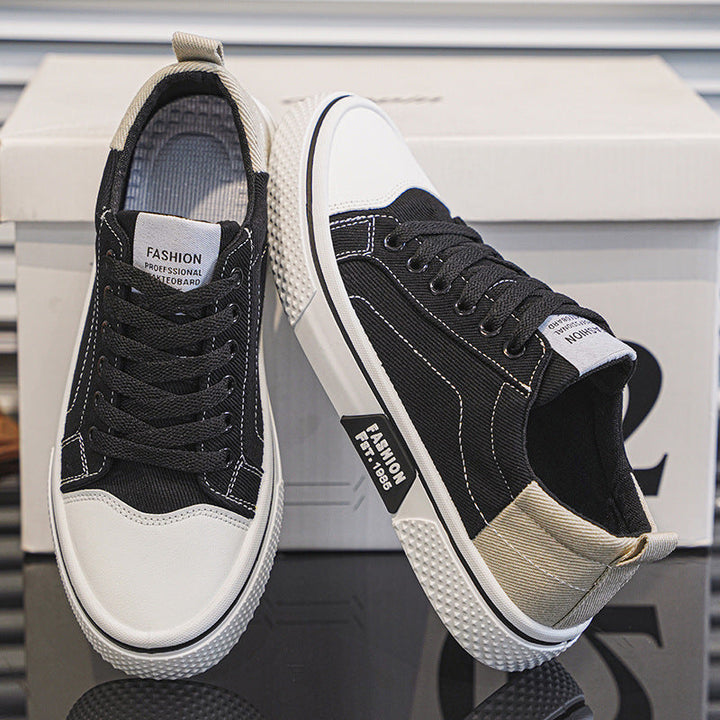 Women Fashionable and Casual Sneakers with Textured Upper Material Mune Fashion