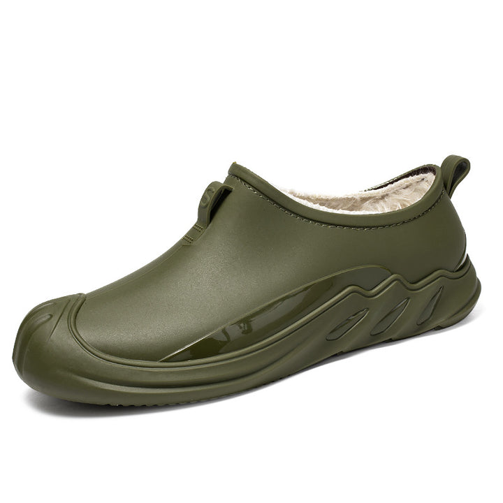 Men's insulated waterproof slip-on clogs with thermal lining and profiled outdoor outsole Mune Fashion