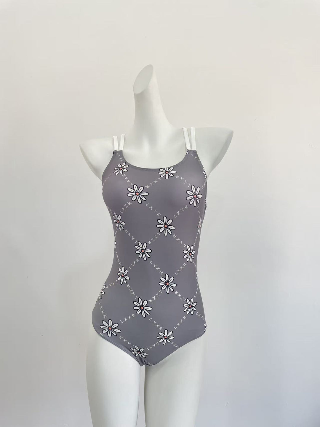 Ladies' one-piece swimsuit with floral pattern and adjustable straps Mune Fashion