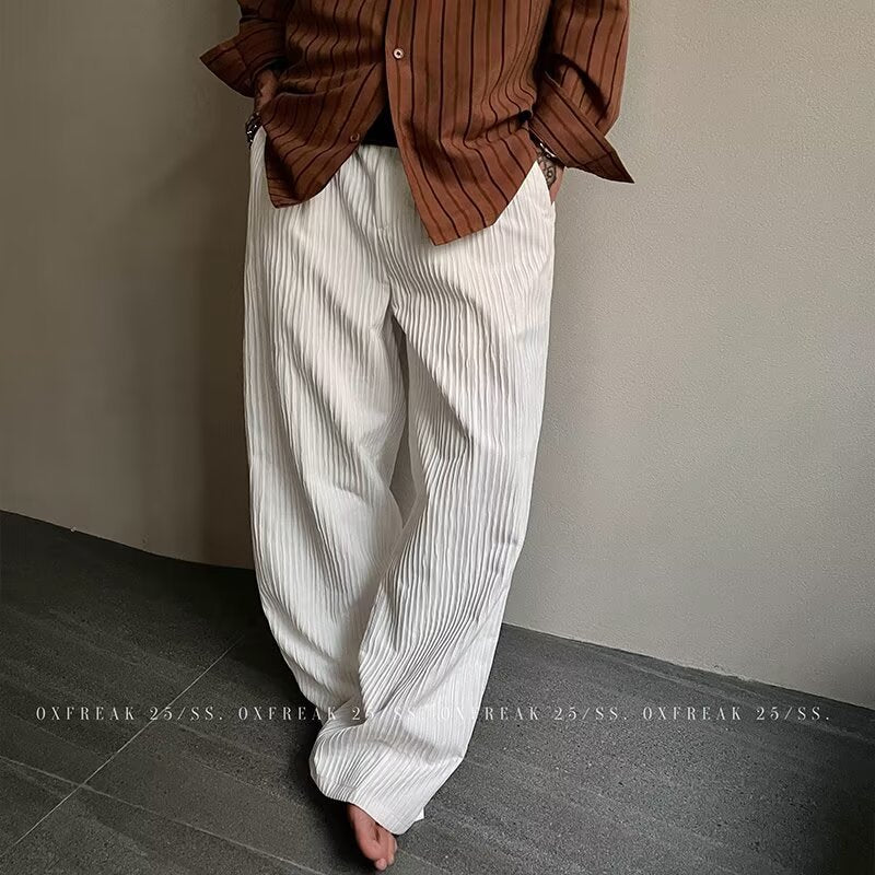 Men's Elegant Striped Pants Mune Fashion