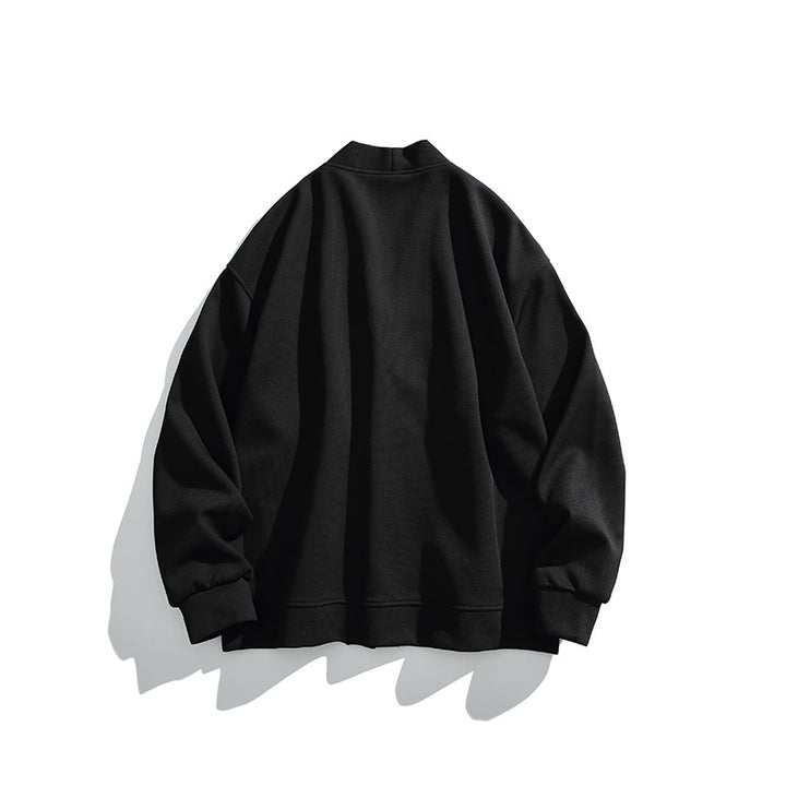 Men's loose-fitting kimono jacket in Hanfu style with drawstring closures and patch pockets Mune Fashion