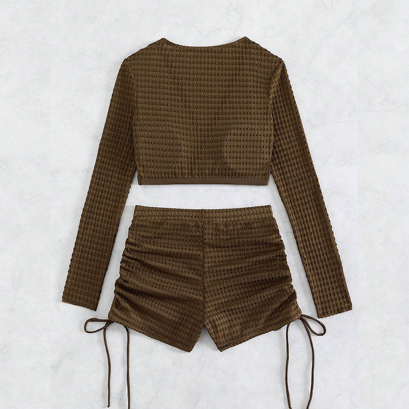 Women's swimsuit skirt with high-cut top and casual design Mune Fashion