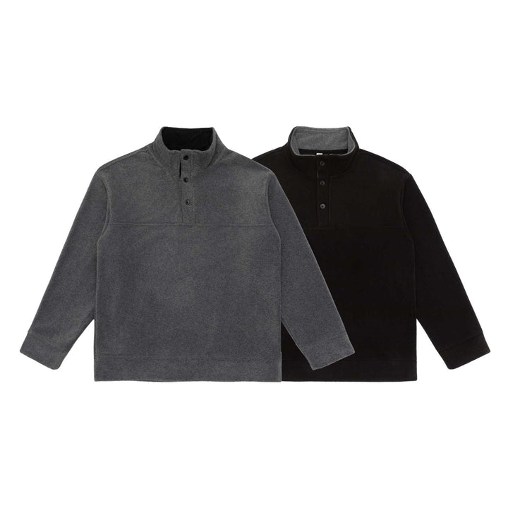 Unisex Fleece-Halfzip-Pullover with Troyer collar and kangaroo pocket Mune Fashion