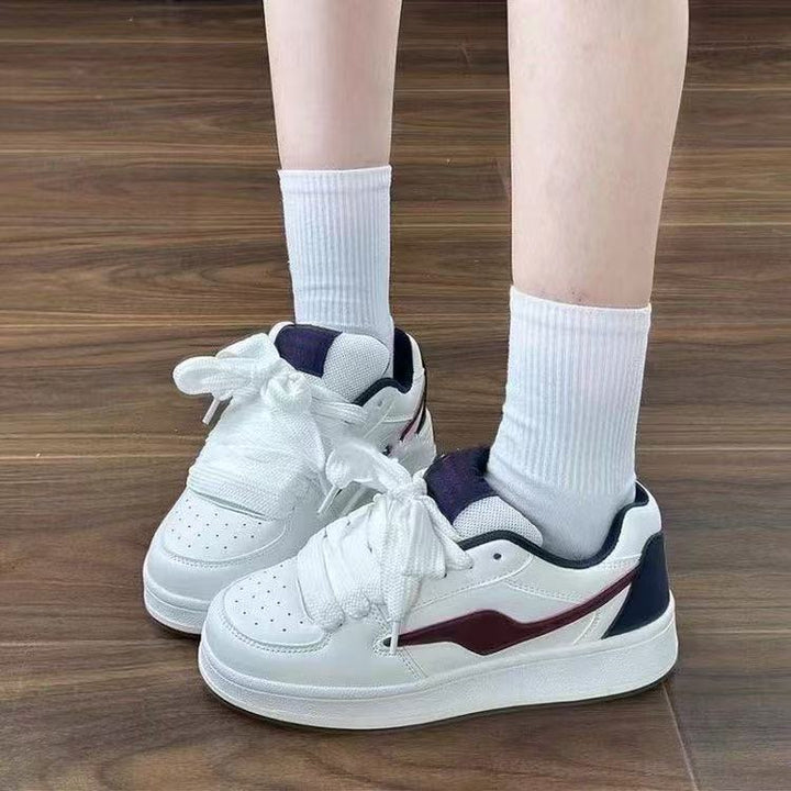 Women Sports Sneakers in fashionable retro look with special accents Mune Fashion
