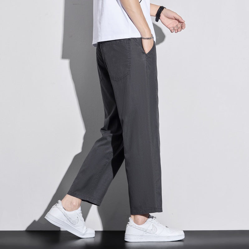 Men Wide-Cut Comfort Trousers Mune Fashion