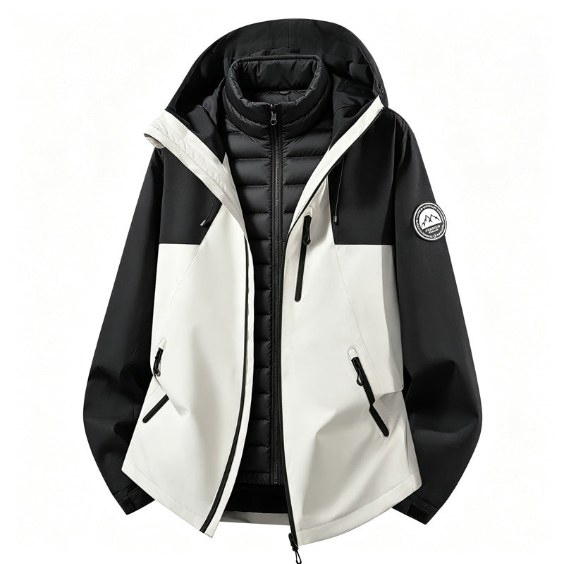 Women's combinable softshell outdoor jacket with removable padded inner jacket Mune Fashion