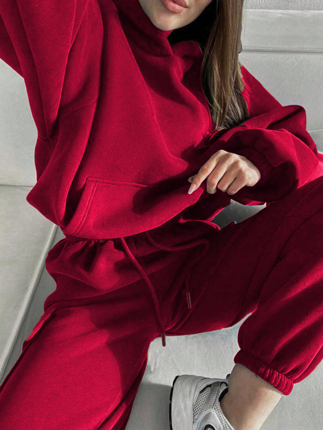 Women's oversized hoodie set with cargo joggers Mune Fashion