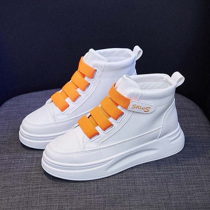 Women's High-Top Sneaker with Lightweight Design and Adjustable Straps Mune Fashion