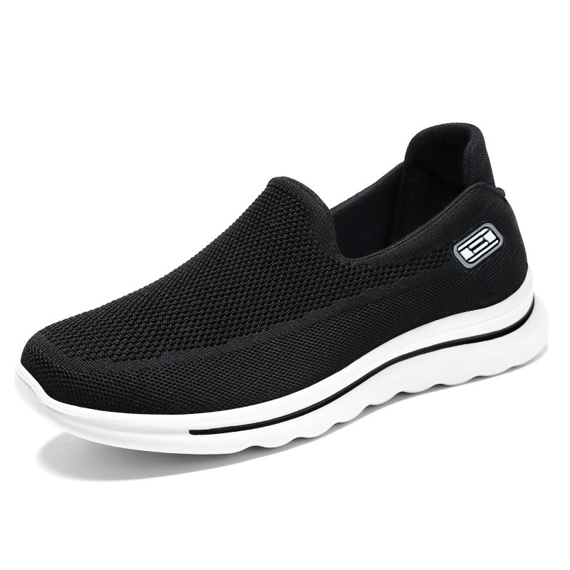 Women's knit slip-on comfort sneaker with removable memory insole and shock-absorbing EVA midsole Mune Fashion