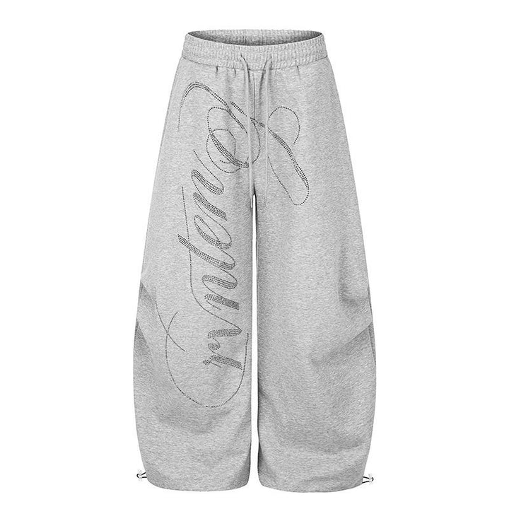 Women's Culotte Sweatpants with wide Palazzo cut, comfortable waistband and laser-perforated logo print Mune Fashion