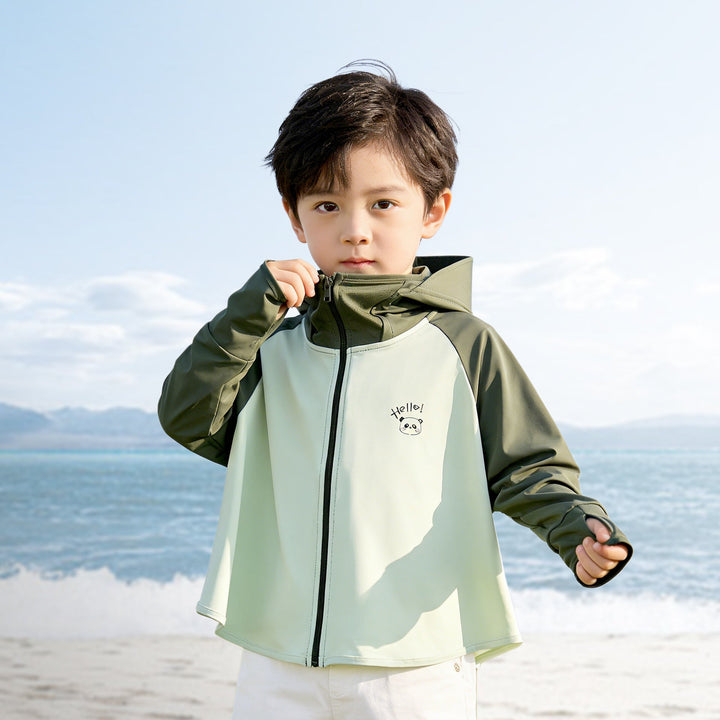 Girls' sun jacket with hood and UV protection Mune Fashion