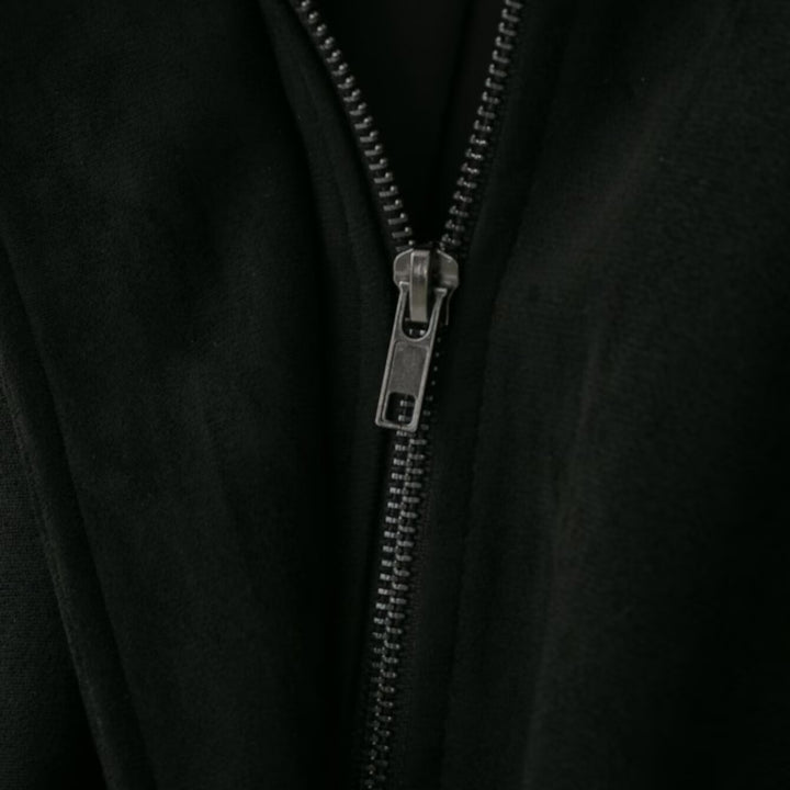 Women Short-cut Bomber Jacket made of Suede-look Fabric in Utility Look with Funnel Neck and Flap Pockets Mune Fashion