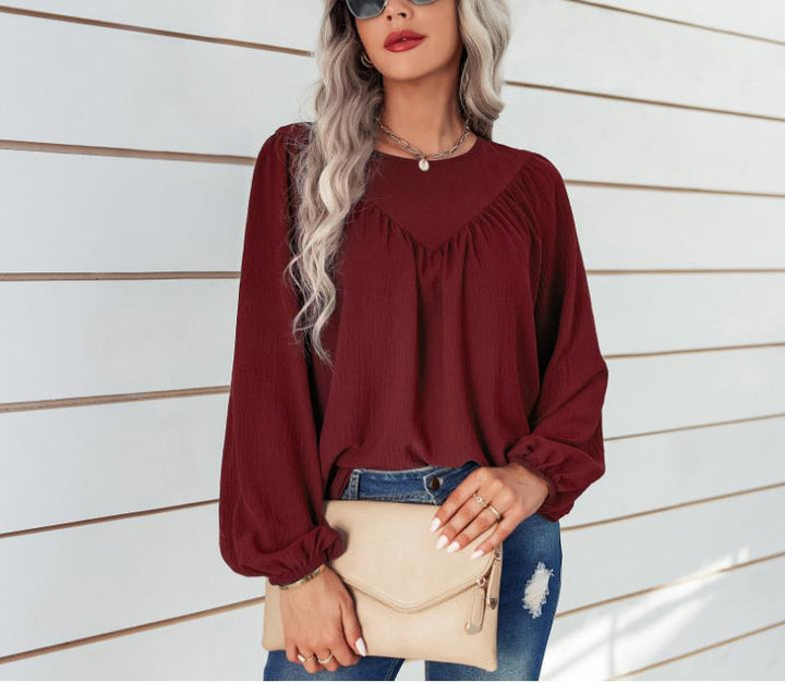 Women Elegant and Casual Blouse Mune Fashion