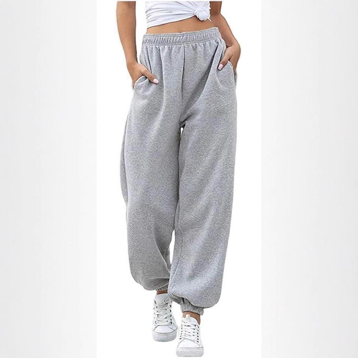 Women's cozy lounge jogging suit set with oversized hoodie and elastic high-waist jogging pants Mune Fashion