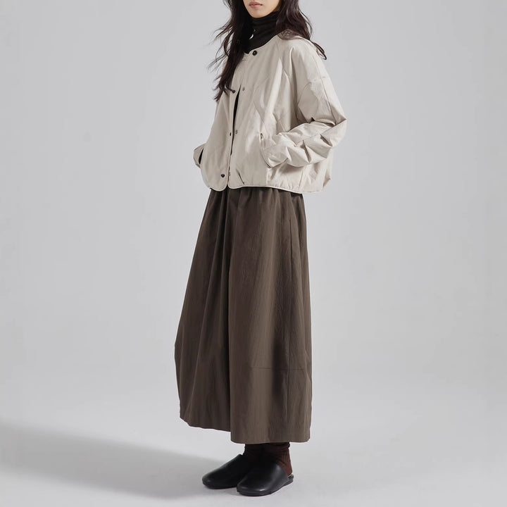 Women’s fashionable transitional jacket with casual cut Mune Fashion