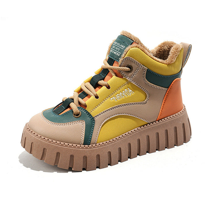 Women’s sporty high-top sneakers with padded interior and non-slip sole Mune Fashion