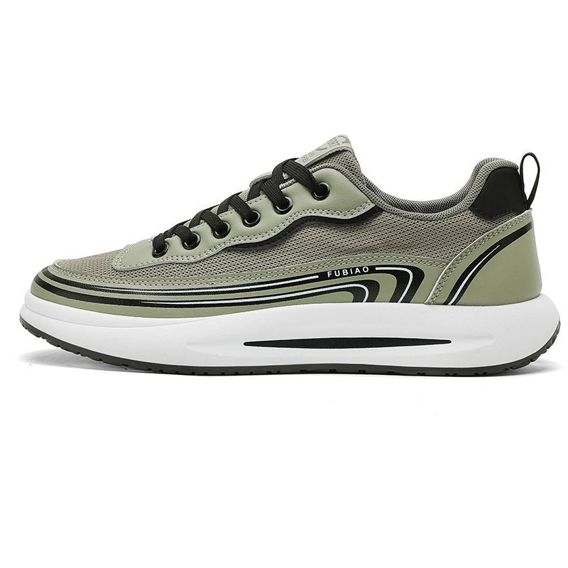 Men's lightweight breathable mesh sneakers with ergonomic platform sole Mune Fashion
