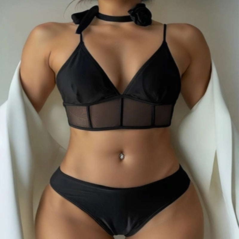 Women Elegant Mesh Bikini Set Mune Fashion