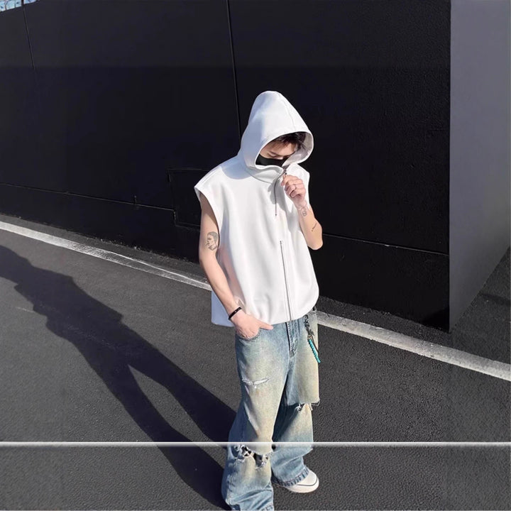Men's Stylish Hooded Vest Mune Fashion