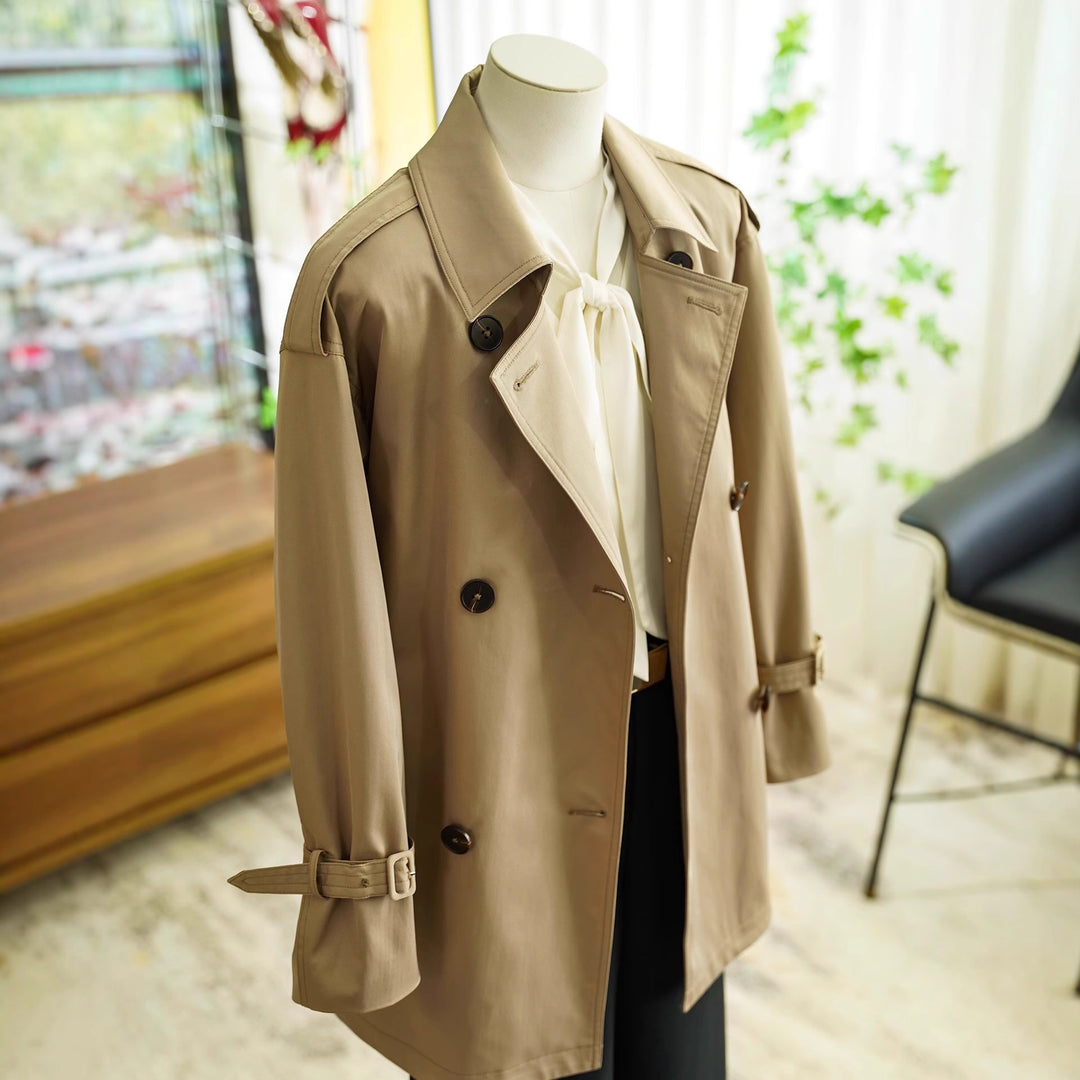 Women Elegant and Casual Trench Coat Drune