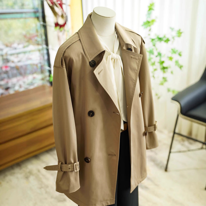 Women Elegant and Casual Trench Coat Drune