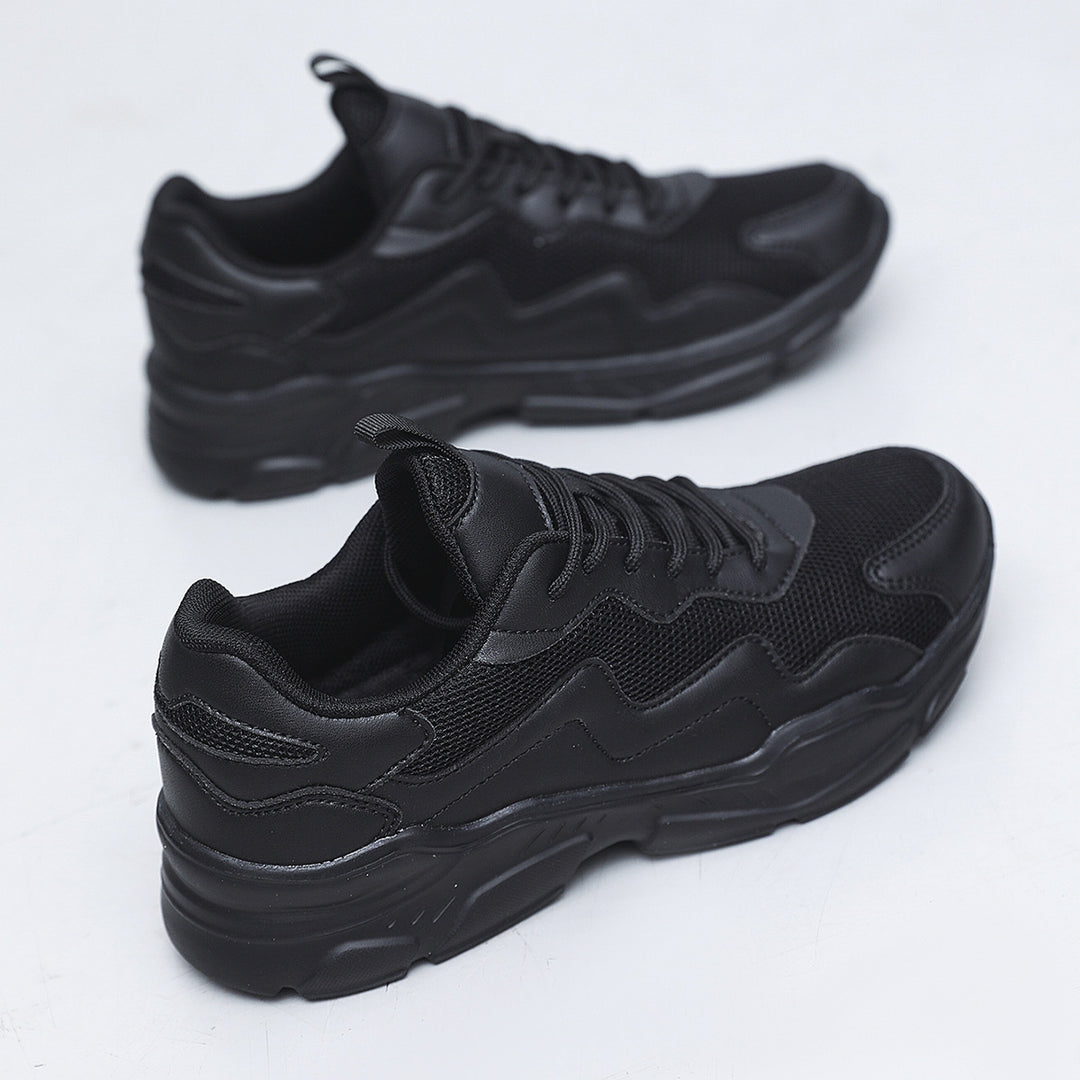 Unisex nan Platform Sneaker with breathable mesh upper material, padded heel cap and profiled rubber sole Mune Fashion