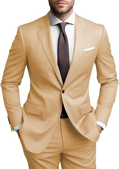 Men's tailored single-button suit set with slim silhouette and stretch comfort Mune Fashion