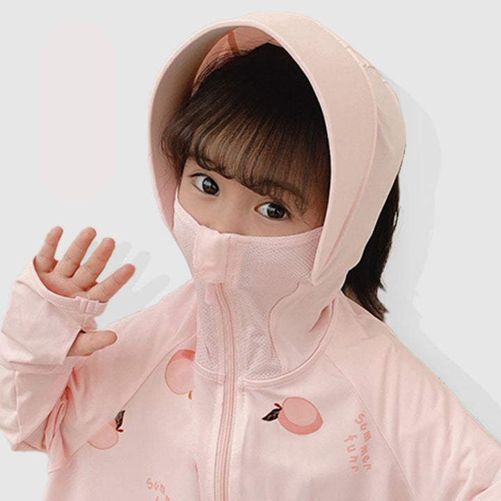 Children's UV protection jacket with hood and lightweight breathable properties Mune Fashion