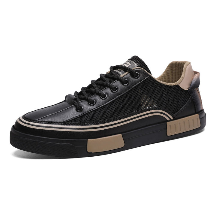 Unisex lightweight retro cup sole sneakers with breathable mesh, padded comfort insole and grippy rubber outsole Mune Fashion