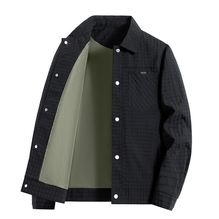 Men's Practical Transition Jacket with Quilted Pattern Mune Fashion