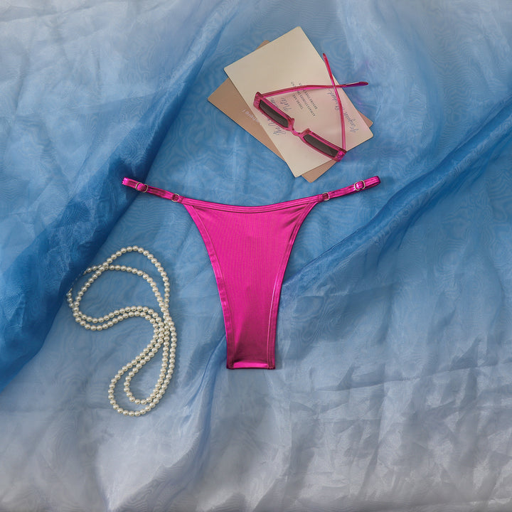 Women's High-Cut Bikini Bottoms with Elegant Design Mune Fashion