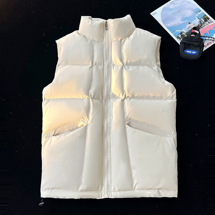 Women's Reversible Vest with High Collar Mune Fashion