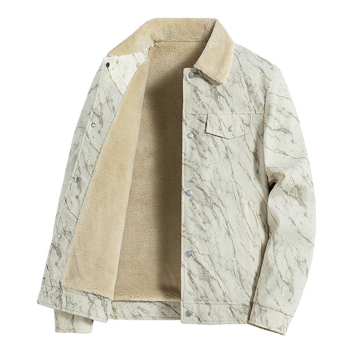 Men's Patterned Cord Jacket Mune Fashion