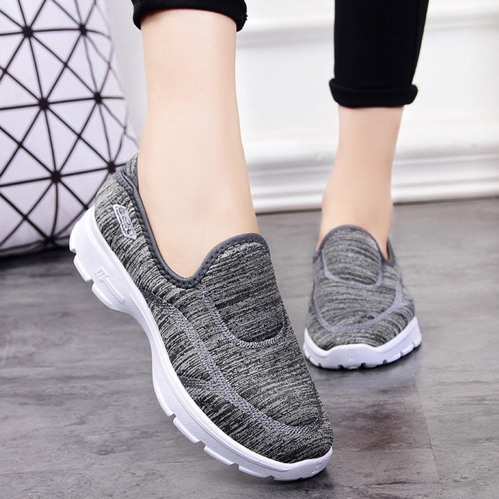 Women's nan elastic slip-on sneakers with orthopedic arch support and slip-resistant EVA sole Mune Fashion