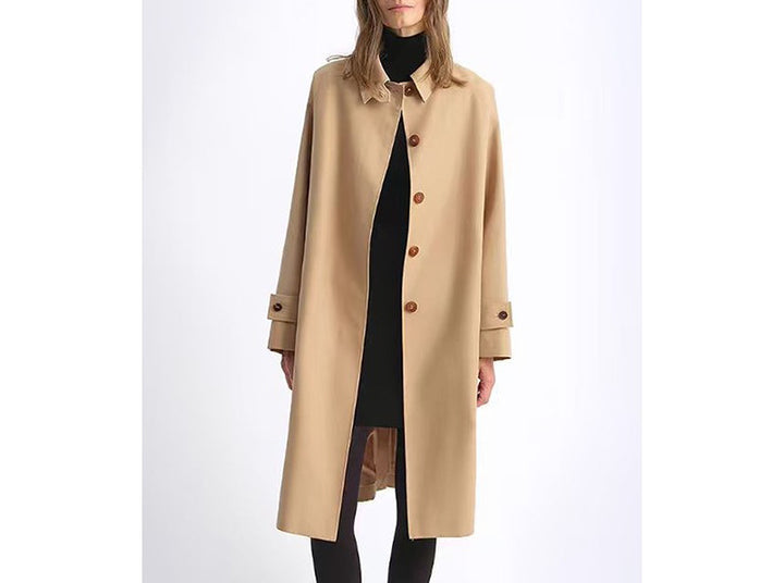 Women's Elegant Long Trench Coat Drune