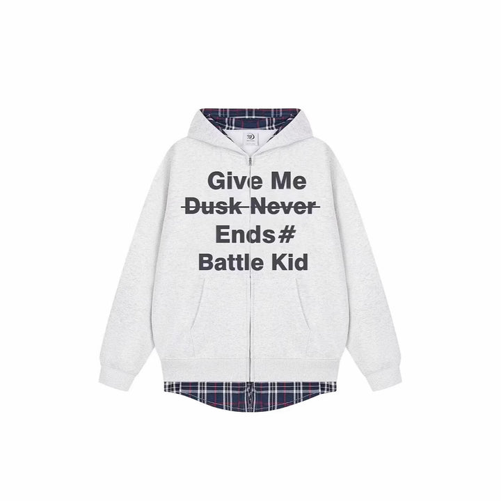 Unisex Stylish Hoodie with Checked Lining Mune Fashion