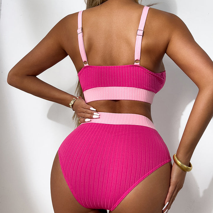 Women's bikini set with ribbed structure Mune Fashion
