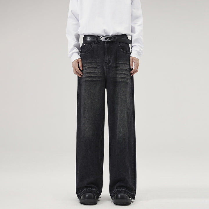 Men's Wide Relaxed Denim Jeans in Marlene Baggy Cut Mune Fashion