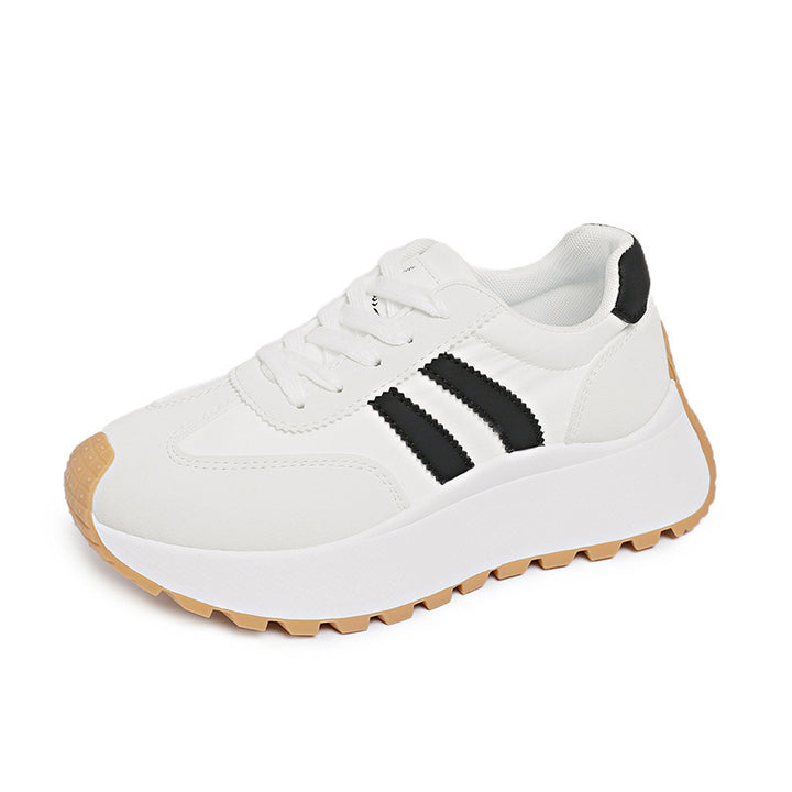 Ladies' nan platform chunky sneakers with reinforced toe cap, profiled rubber outsole, and shock-absorbing EVA midsole Mune Fashion