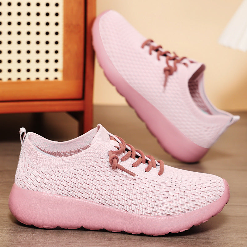 Women's sporty casual sneakers with elastic mesh upper Mune Fashion