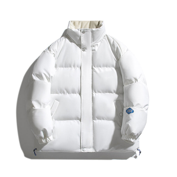 Unisex padded sleeveless quilted jacket with high stand-up collar, thermal insulation and drawstring hem Mune Fashion
