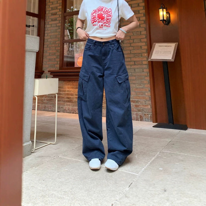 Women's Loose Cargo Pants Mune Fashion