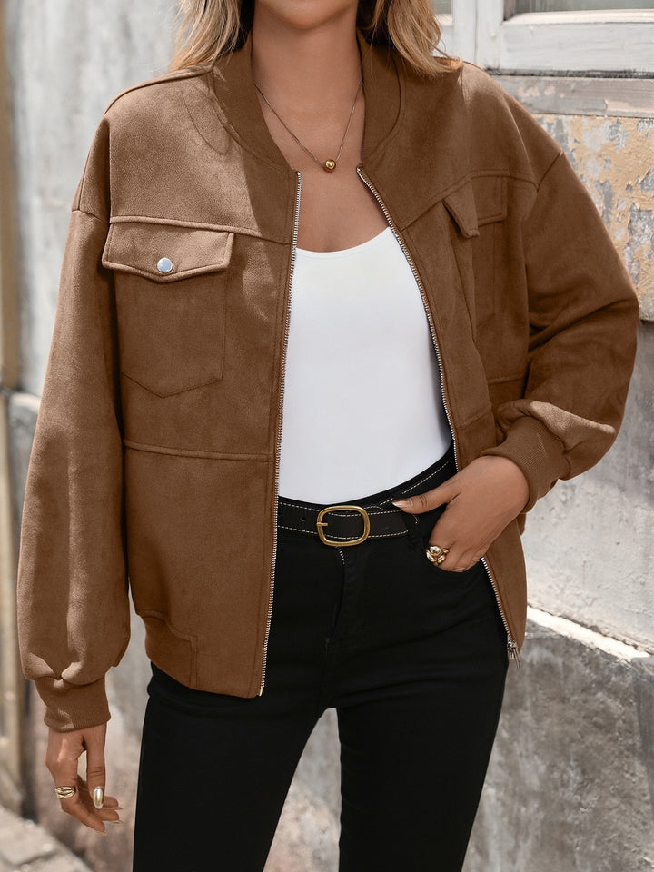 Women's Oversized Bomber Jacket Mune Fashion