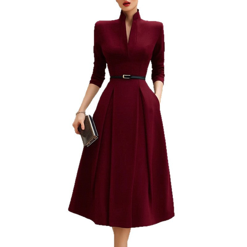 Women's Stylish Maxi Dress with Tailored Cut Mune Fashion