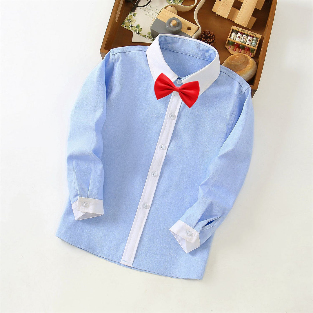 Women's elegant shirt with contrasting cuffs Mune Fashion