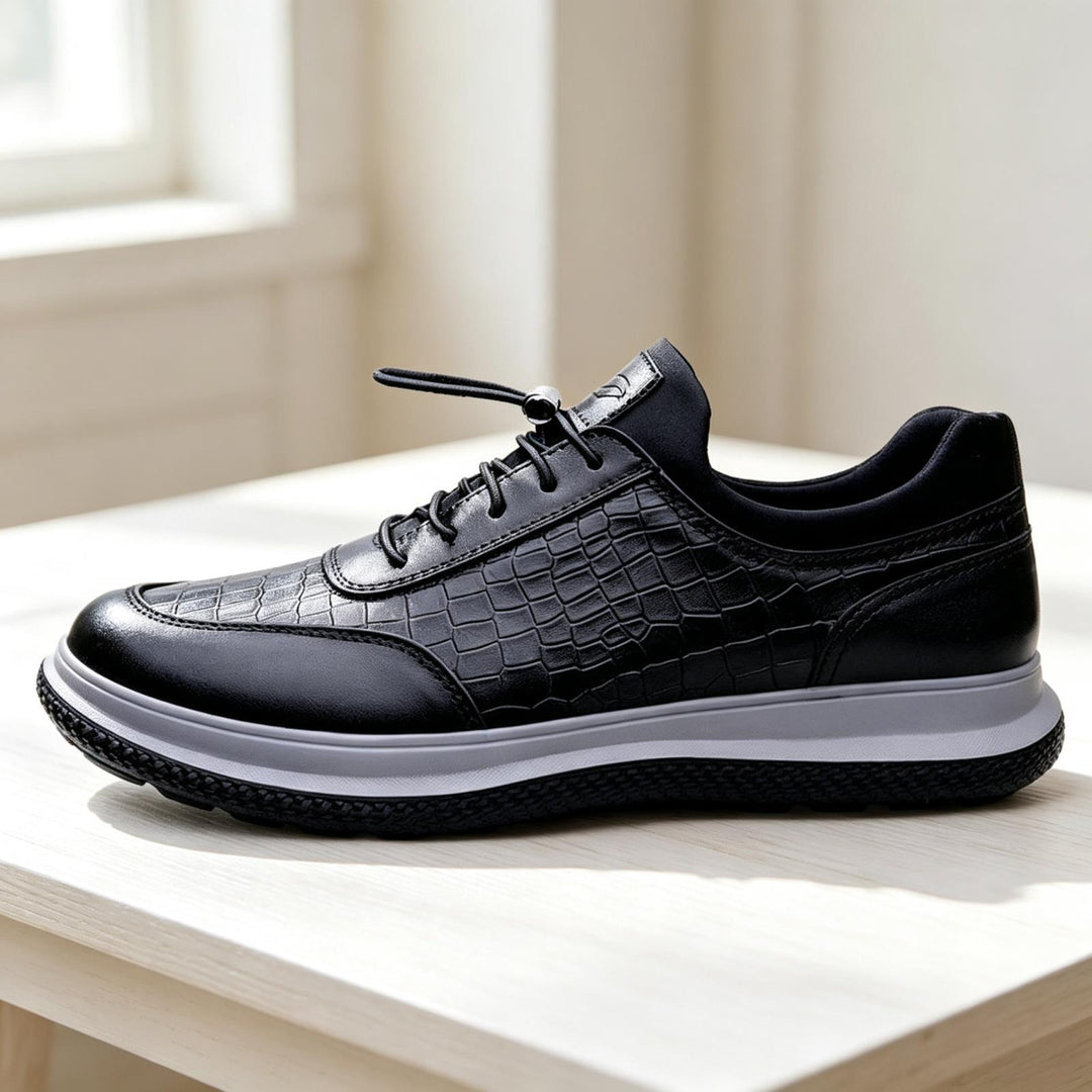 Men Elegant and Stylish Leather Sneakers Mune Fashion