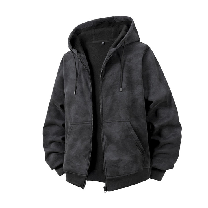 Men's comfortable hoodie with zipper and hood Mune Fashion