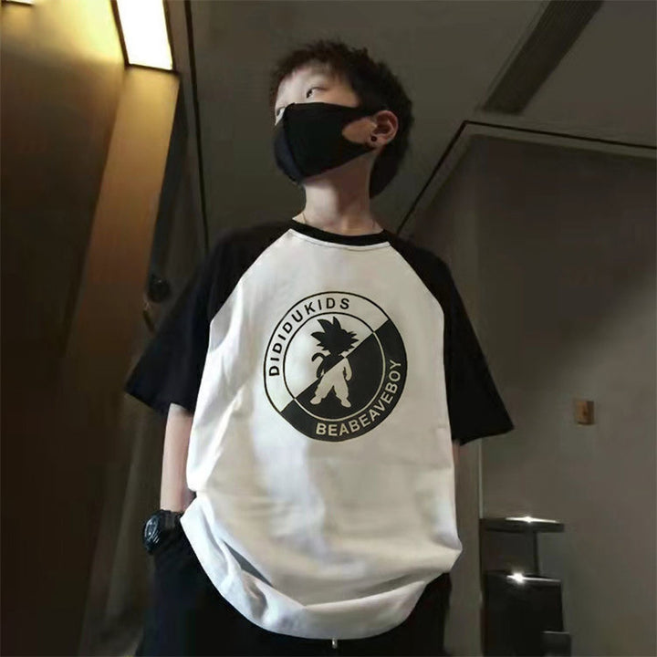 Boys casual T-shirt with creative print Mune Fashion
